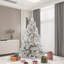 Flocked Sierra Lighted Artificial Pine Christmas Tree-2106797528