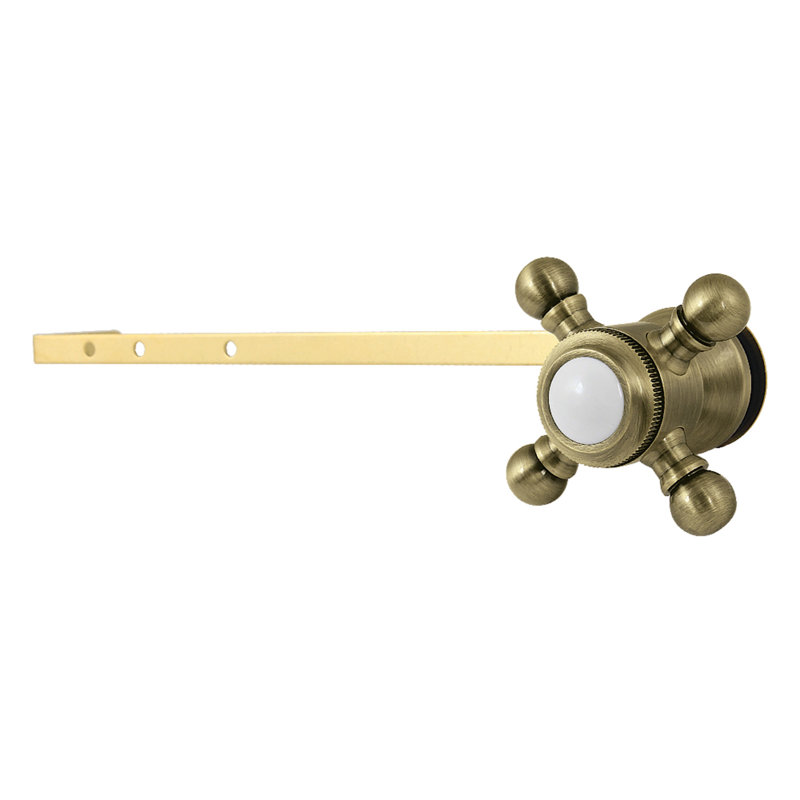 Kingston Brass Buckingham Universal Front or Side Mount Toilet Tank Lever, Antique Brass
