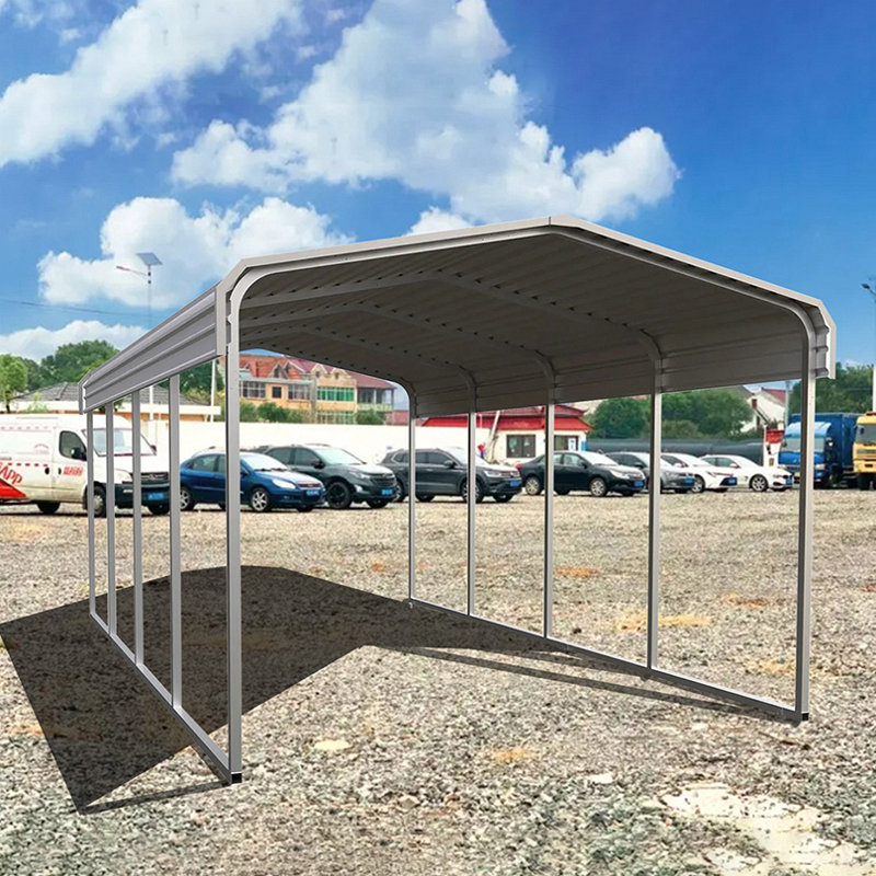 Abri de voiture en acier renforcé 11 pi x 20 pi 11 pi pour le stationnement extérieur