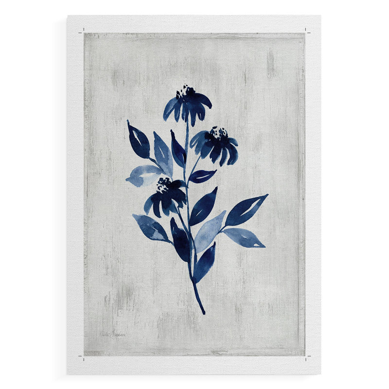 Indigo sauvage I - Impression sur toile seulement - NON-CADRE