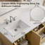Ensemble de meuble-lavabo double 60 po-129420475