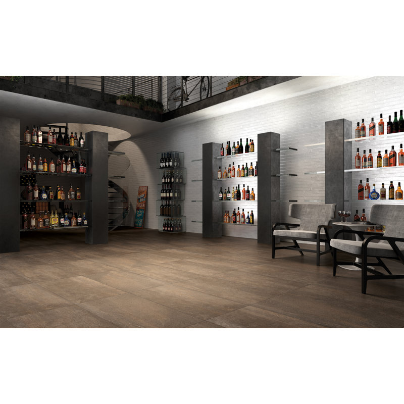 Uptown™ 12" x 3" Porcelain Bullnose Tile Trim in Hudson