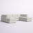 Arvill Corduroy U-Shaped Sectional-215484325