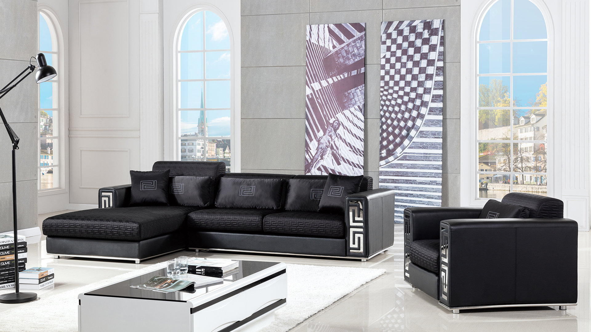Ae Design 117 Wide Left Hand Facing Modular Sofa Chaise Wayfair Ae Design 117 Wide Left Hand Facing Modular Sofa Chaise Wayfair