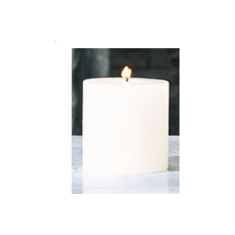 Unscented Pillar Candle, 3" x 6"
