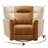 31.5" Wide Modern Comfortable Swivel And Glider Manual Recliner Chair (Set of 2)-1323397538