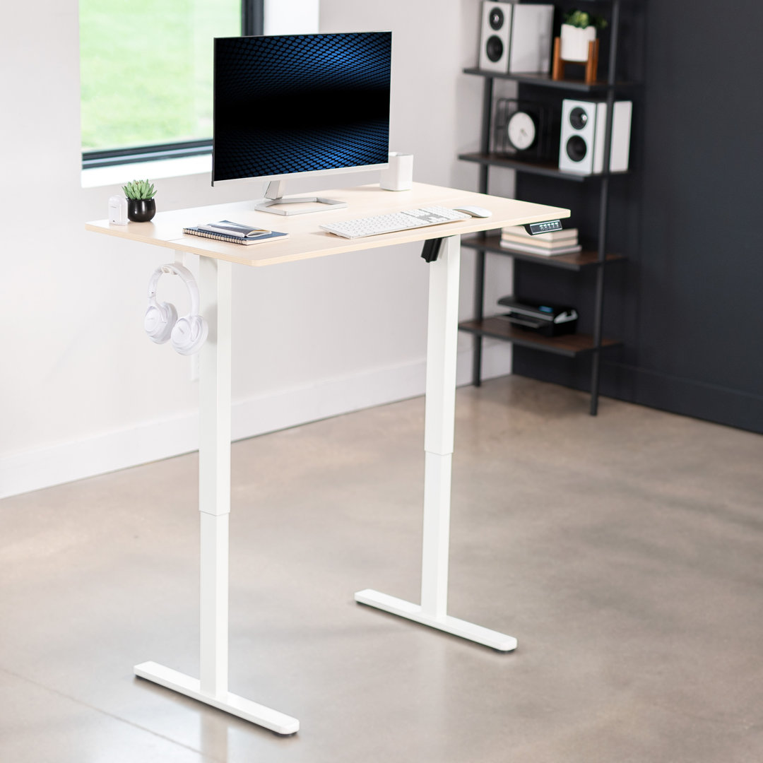 VIVO Electric 44"x 24" Sit Stand Desk, Height Adjustable Workstation (E144B series) Vivo Color
