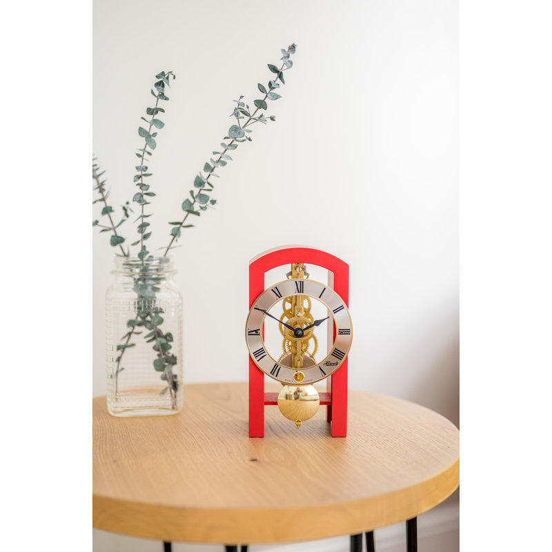 Patterson Mechanical Clock, Red