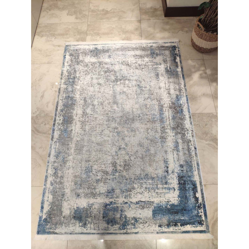 Toscana Performance Washable Abstract Indoor / Outdoor Rug, Square 2'7"