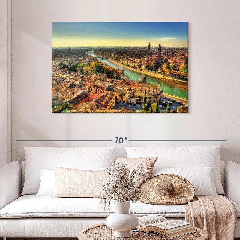 Paysage urbain Sirpi Verona, H 30 po x l 45 po