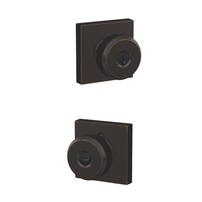 Bouton de porte avec rosette Bowery