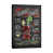 Black Floater Framed