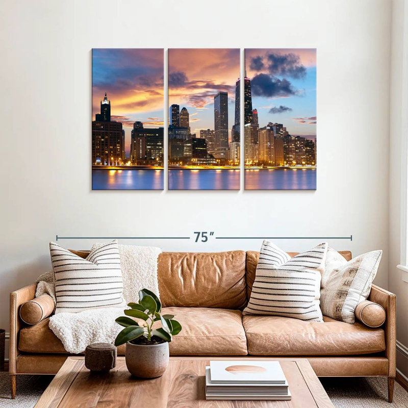 Horizon de Tergel Urban Chicago, H 36 po x l 57 po
