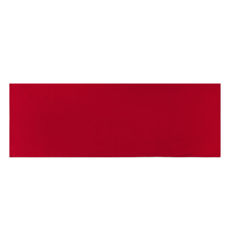 Panama Color Dark Green Runner 45X140 Cm, Red
