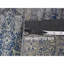 Tapis bleu en soie noué à la main 2 pi x 3 pi RASETS 86E9BBCB76C74F49AD776DDE76EAA1D7