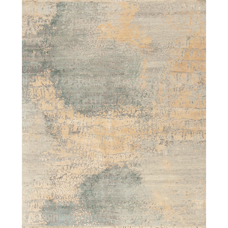 Panache Hand Knotted Area Rug, Rectangle 9' x 12'