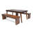 Stodola Solid Wood Solid Wood Top Four Leg Dining Set