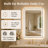TMMV 24" W x 36" H Frameless LED Light Anti-Fog Wall Bathroom Vanity Mirror In Polished Crystal-553959703