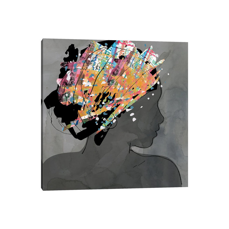 Graffiti Portrait I by Carol Robinson - Gallery-Wrapped Canvas Giclée on Canvas, No Frame