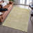 Premium Machine Washable Jamestown AMF1084 Damask Rug-1494990985