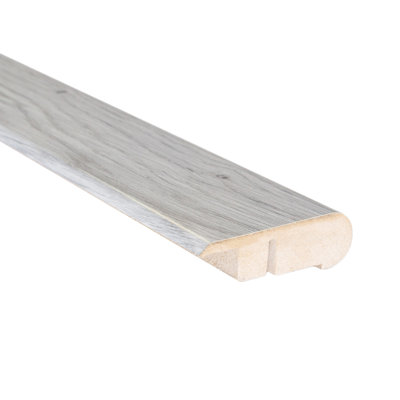 Laminate Wood 0.6" Thick x 2.00" Wide x 95" Length Overlap Stair Nose