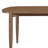Walnut 7-Piece Oval Solid Wood Dining Set