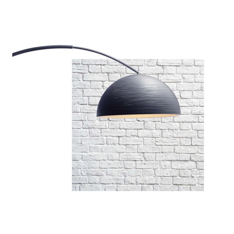 Tyrone LED Armed Sconce, Anthracite and white