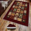 Tapis tissé élégant (50 x 80 cm / 1,6 x 2,6 pi), 100% polyester, d'une hauteur de poils de 0,3 po | Pois antibactérien antidérapant en PVC | Lavable à la machine, impression numérique 3D | Parfait pour le salon, la chambre à coucher et la décoration intérieure | Durable et facile à nettoyer