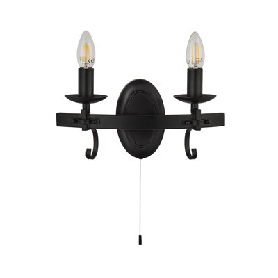 Follis Mild Steel Candle Wall Light