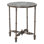 Ozark 20" Side Table with Floral Horn Inlay and Iron