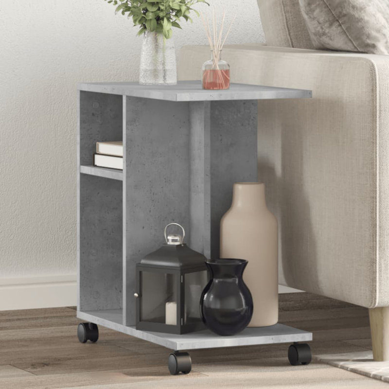 3-6 End Table, Concrete grey