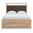 Grand lit plateforme tapissier Hafizur
