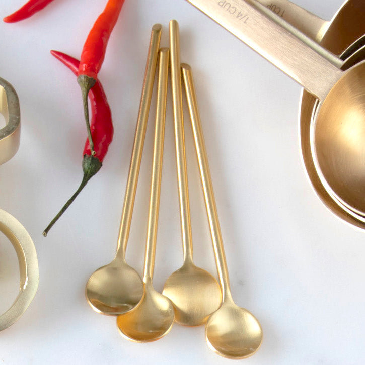 Luxe Thin Spoons, Set of 4