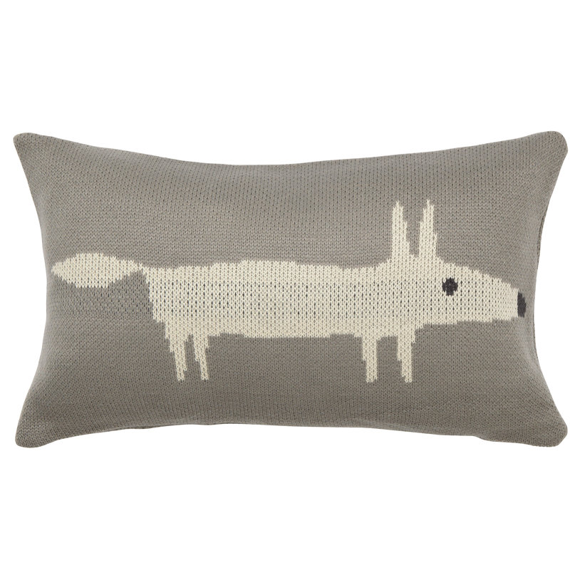 Mr Fox Rectangular Throw Cushion