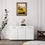 Table d'appoint Three Doors - Blanc