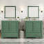 Ensemble de meuble-lavabo blanc 60 "avec meuble-lavabo double 60"-2093128247