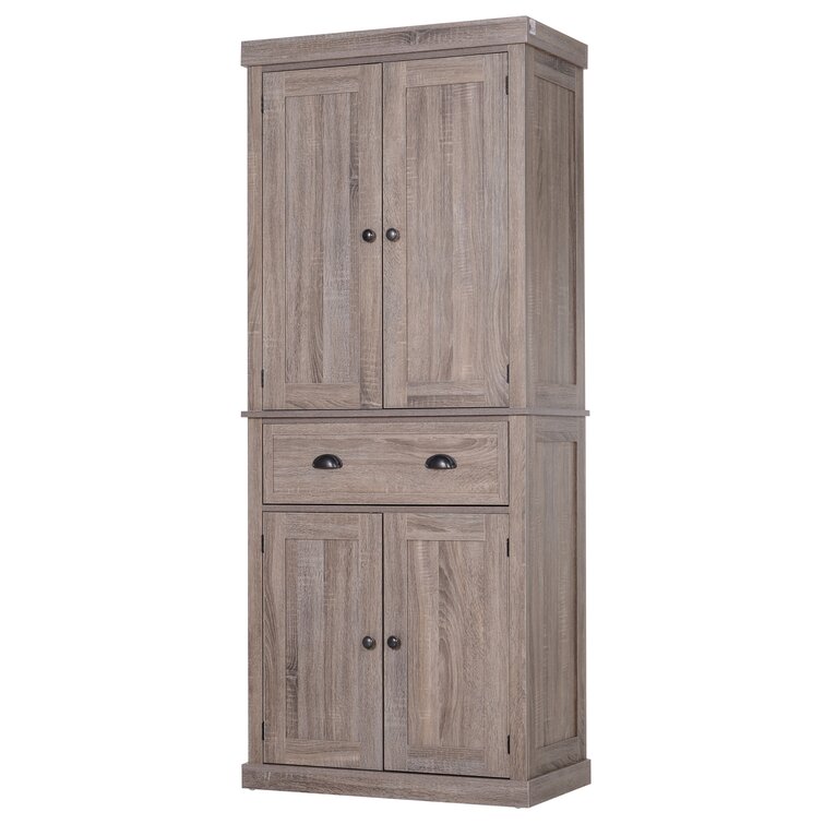 Davares 71 Kitchen Pantry Loon Peak Finish: Charcoal