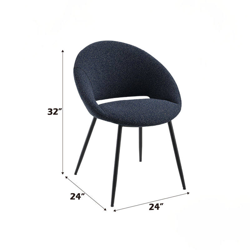 Chaise rembourrée (ensemble de 2)
