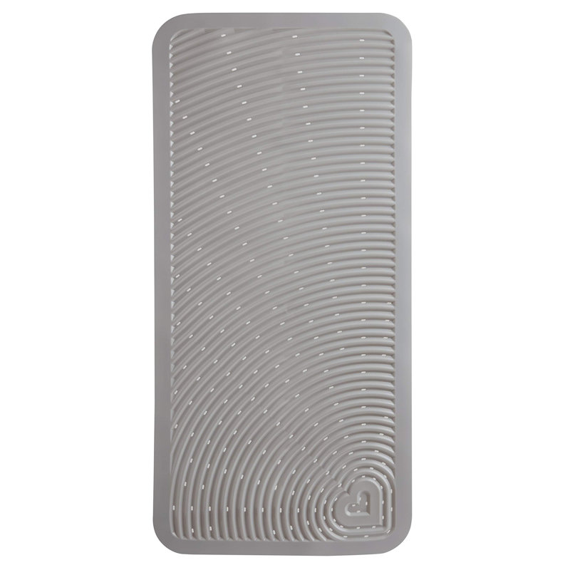 Tapis de bain pour bébé Soft Spot, 36 po x 17 po, gris