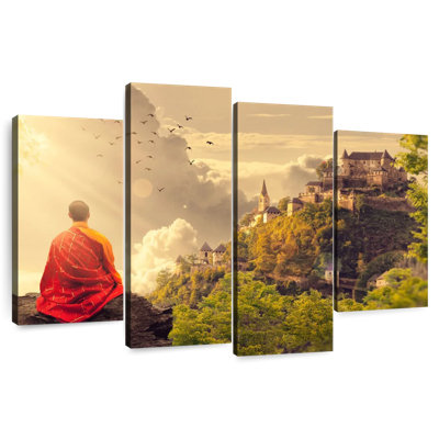 Adella Buddhist Monk At The Temple