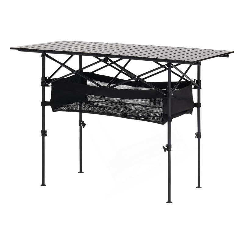 Table de camping pliante en aluminium