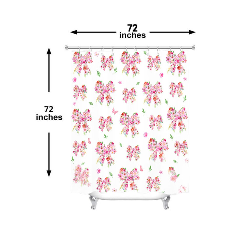 Rideau de douche Floral