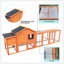 Spacious Wooden Chicken Coop With Nesting Box, UV-Resistant Roof, And Easy-Clean Tray For Outdoor Use