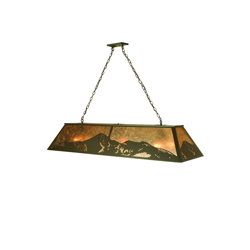 Rustic Lodge 9 - Light Pendant, Timeless Bronze