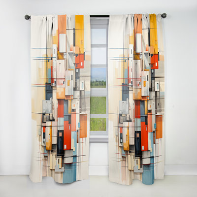 Maclin Prairies Tranquil Plains - Traditional Velvet Curtain - Room Darkening - 1 Panel