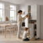 Pantry Cabinet With Two Doors, Multiple Storage Compartments, White | Gift Idea