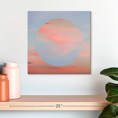 Cercle pastel abstrait
