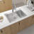 33"X22"X10" Drop-In Sink Stainless Steel Single Bowl - T304, , Rust & Stain Protected, Easy To Clean, R10 Radius For Functionality 33X22x10" T304 Construction, Layer, Clean With Paper Cube, Corners