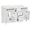 Meuble-lavabo double 60 po avec lavabo en céramique Chezkel-852605917-852605916