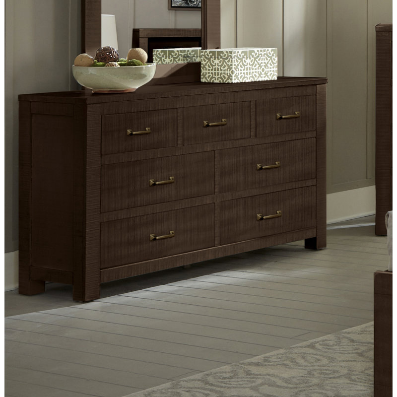 Commode double 7 tiroirs avec miroir flex life ranch house